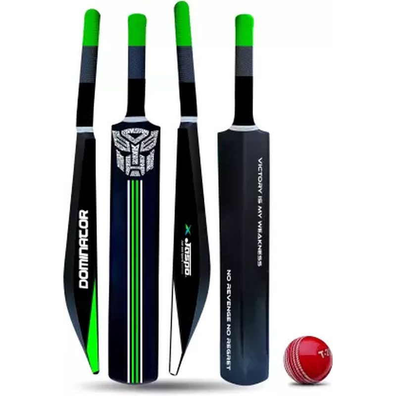 Dominator Senior Plastic Cricket Bat with Soft Cricket Ball | 6+ Years