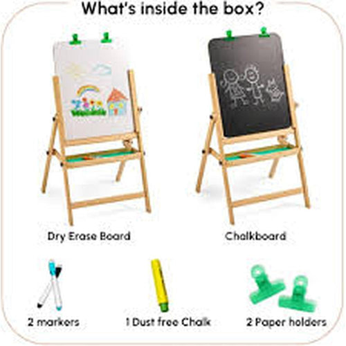 Funskool Giggles My First Easel – 4-in-1 Wooden Easel