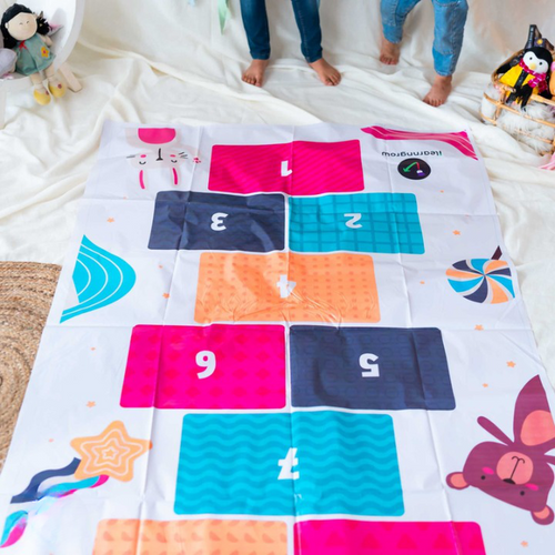 Ilearnngrow Hop Scotch Play Mat (2-10 Years)