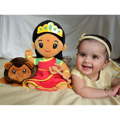 Durga Devi (Mini 7 inch) Mantra Singing Plush Toy