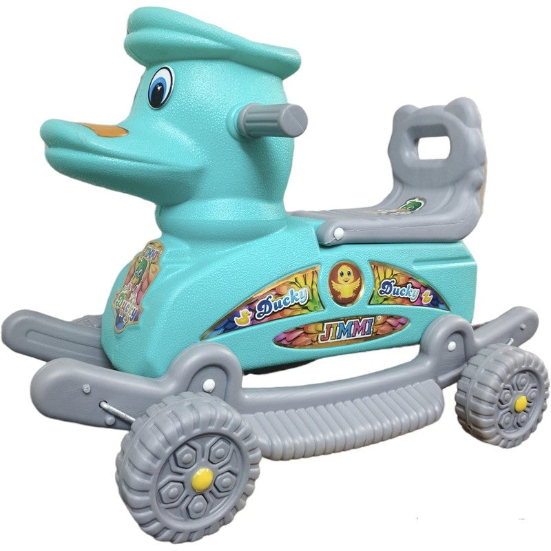 Duck Rider 2 in 1 Rideons & Wagons (Green)