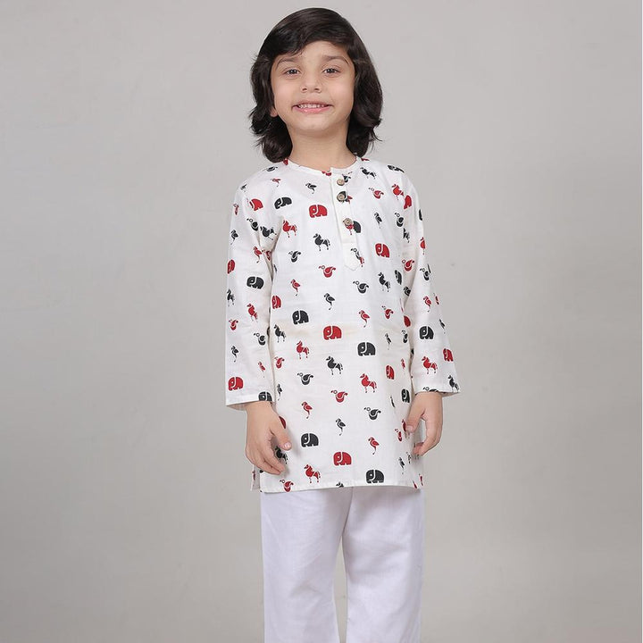 Zikku Forest Friends Kurta Set (Unisex)