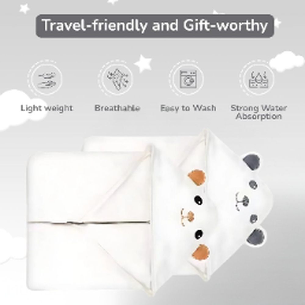 Zikku Ultra Soft & Highly Absorbent Towel for Infants & Toddlers