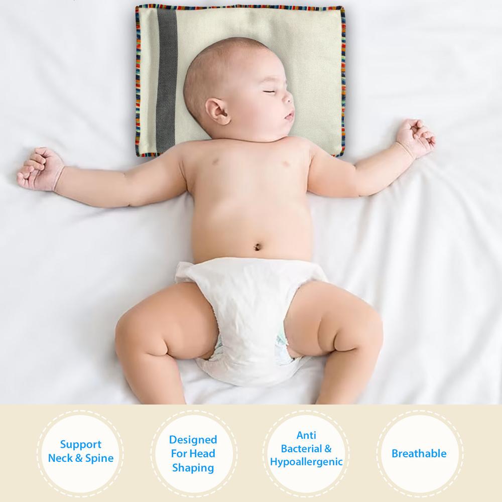 Zikku Mustard Seed/Head-Shaping Pillow for Newborn