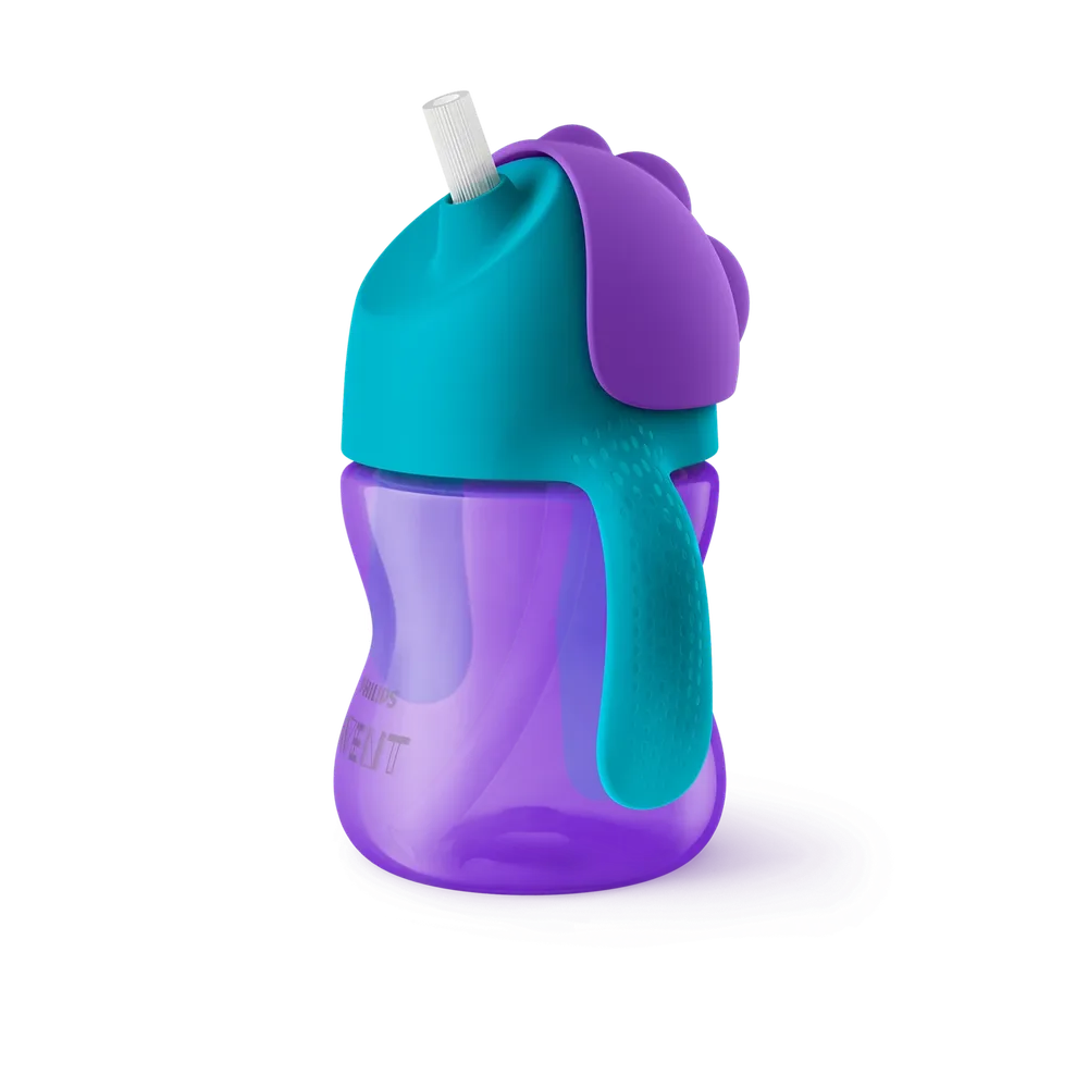 Philips Avent Sipper Bottle - 200ml | Easy grip with Silicone Handle (SCF796/00)