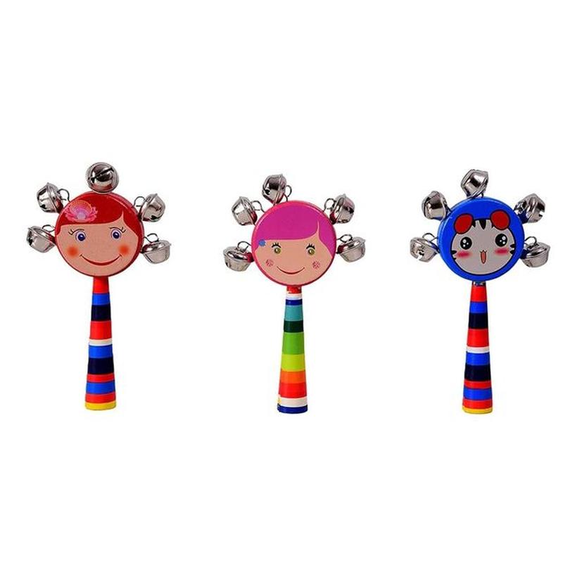 Buy Wooden Montessori Jingle Bell Rattle (3-12 Months) | Assorted ...