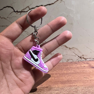 Nike Shoes Small Keychain Rubber (Purple)