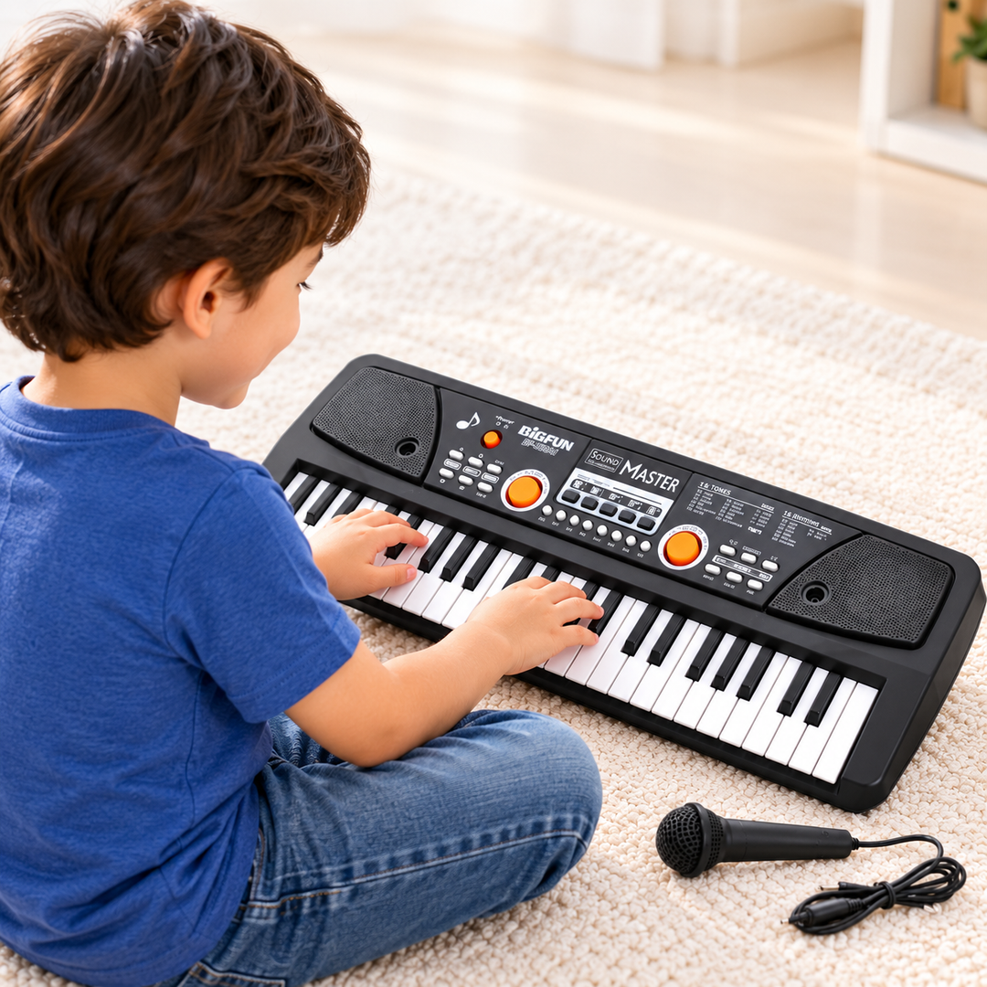 BIG FUN Piano GY-539 Electronic Keyboard for Kids | 49 Key Musical Toy