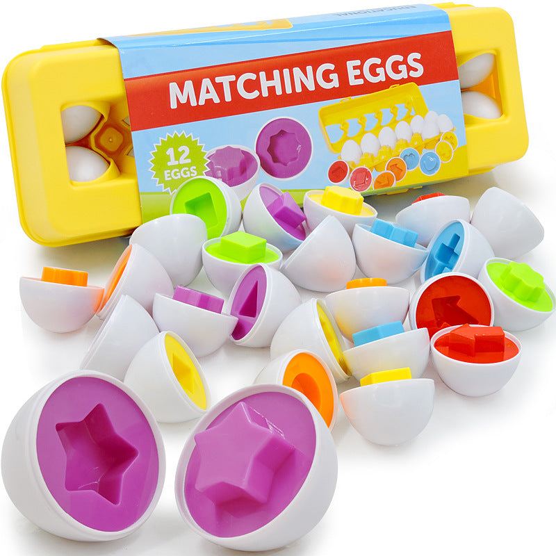 Egg Matching Game -shapes theme Educational Learning Toys