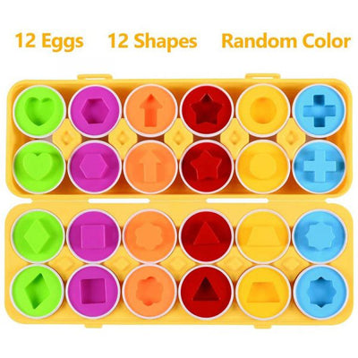 Egg Matching Game -shapes theme Educational Learning Toys