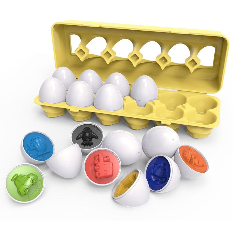 Transport Egg Matching Game Educational Learning Toys