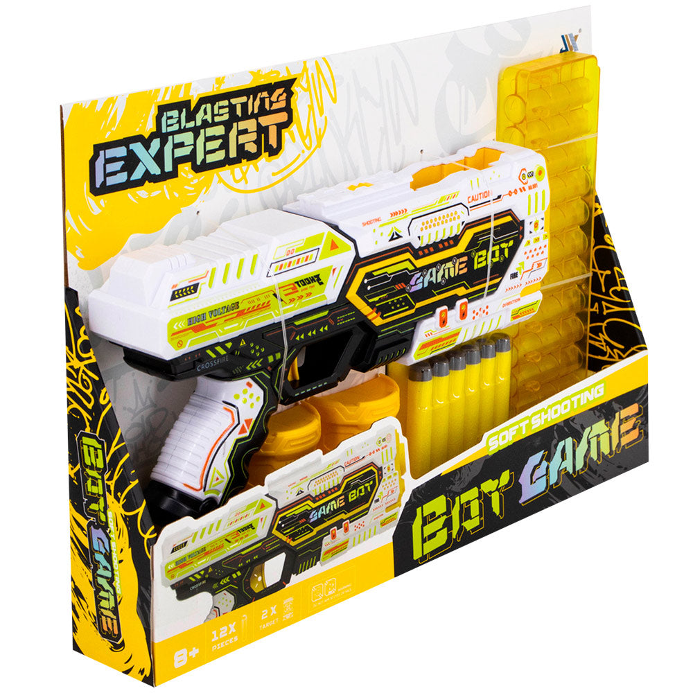 Lumo Blasting Expert Soft Shooting Game with 12 Soft Foam Darts | Safe Targeting Game