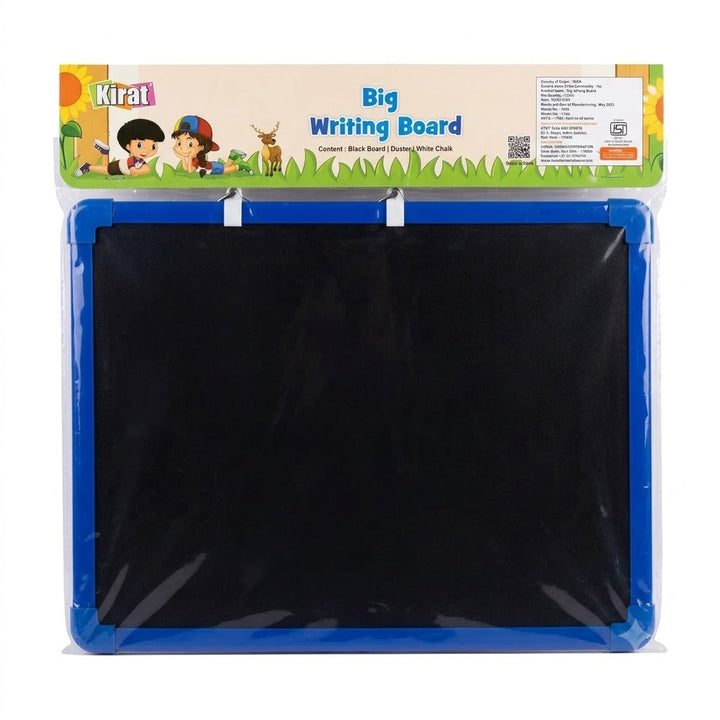 Kirat Big 2-in-1 Writing Board | Black Board & White Board | Educational Writing & Drawing Board