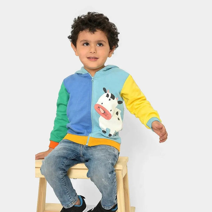 Mi Arcus Cotton Fleece Jacket - Full Sleeves