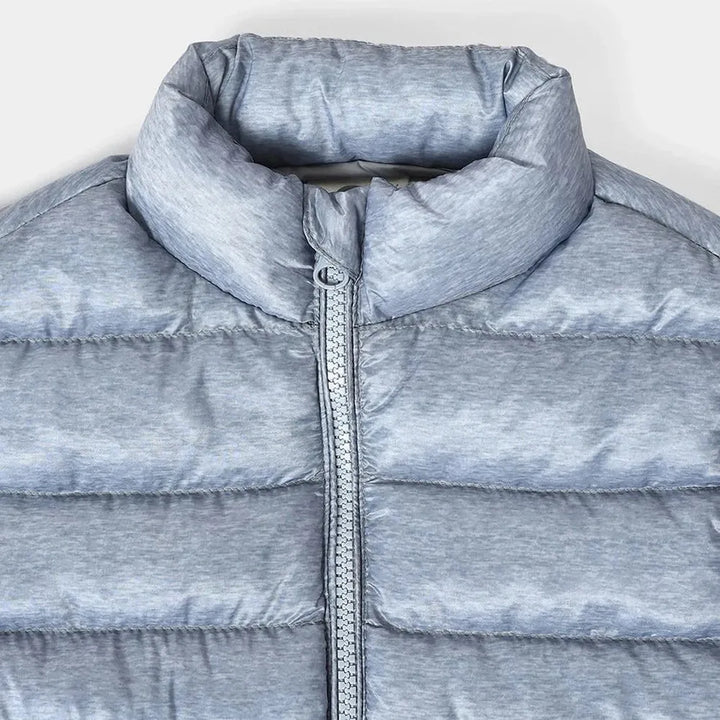 Mi Arcus PolyestMi Arcus Unisex Puffer Jacket with Full Sleeves, Mandarin Collar & Side Pocketser