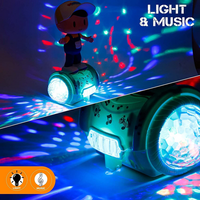360 Degree Rotating Musical Dancing Fashion Boy with 5D Light & Musical Sound
