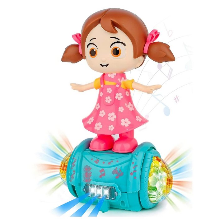 Musical Dancing Doll with 360 Degree | Rotating Spinning 5D Light (Multicolor)