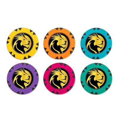 Fearless Lion Casino Poker Chips | For Games Poker, Teen Patti, Roulette, Flush, Blackjack and Rummy