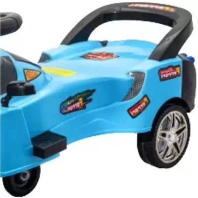 Ride-On Ferrari Muscial Magic Car (Blue)
