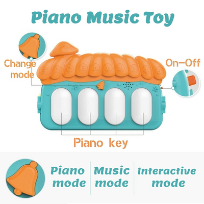 Piano Rack Themed Tummy Play Mats