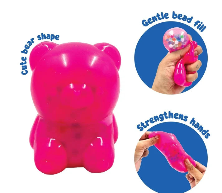 Scoobies Beady Bear – Soft Squishy Stress Relief Toy for Kids | Sensory Fidget Toy