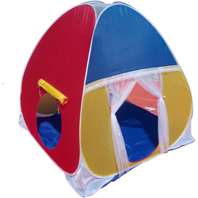 Foldable Kids Play Tent House (Multicolor)