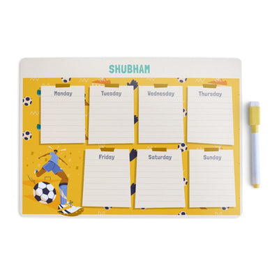 Personalised Magnetic Meal Planner (COD Not Available)