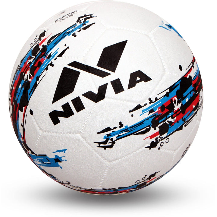 Nivia Football Size 3 (White) - Storm Moulded (3-6 Years)