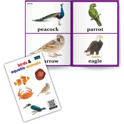 For Little Readings Library Book of Birds & Aquatic Animals For Kids