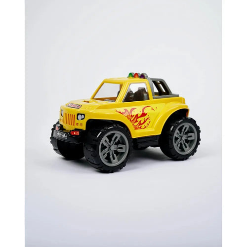UA Toys Indo Formula Jeep Friction Powered - Yellow & Black