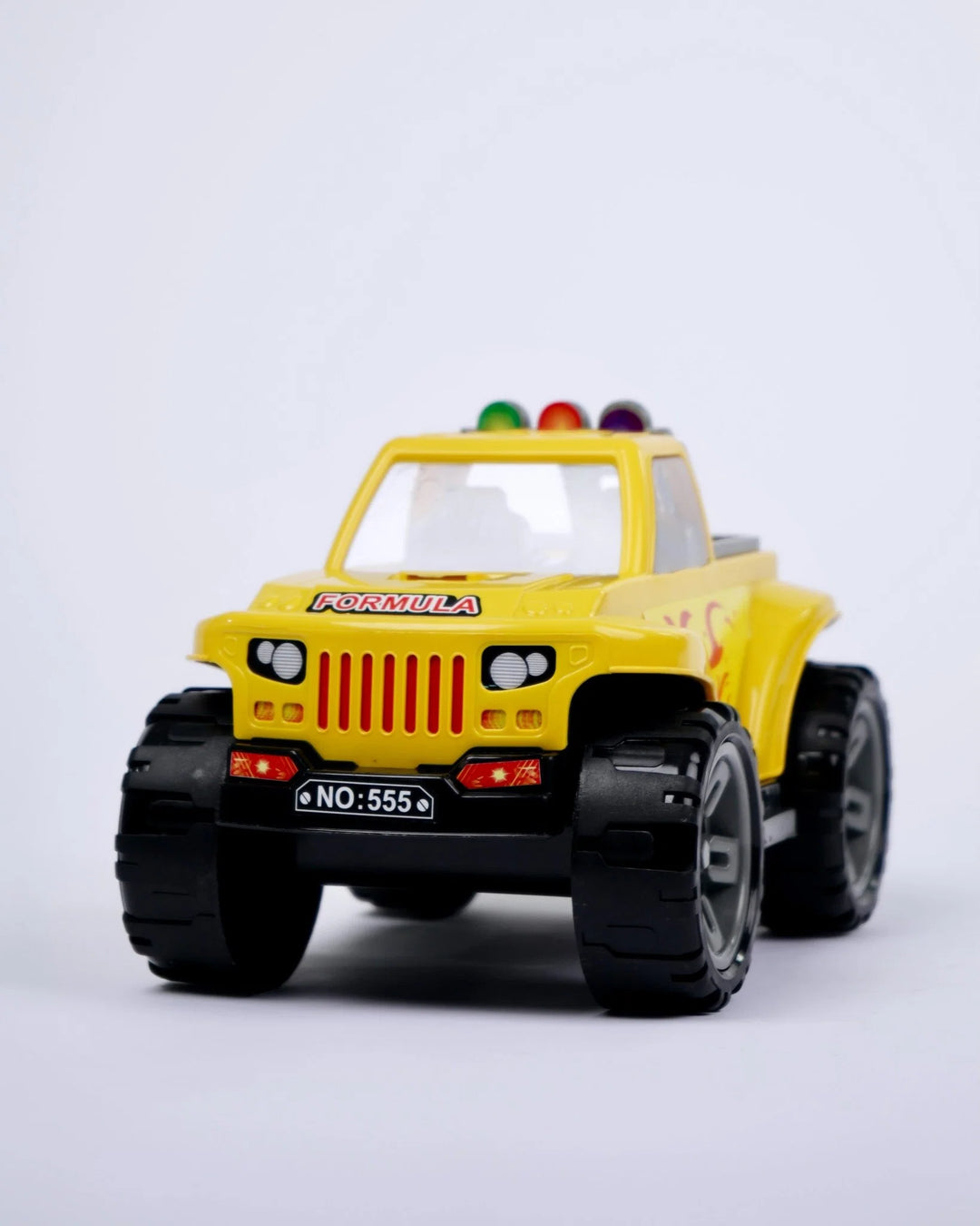 UA Toys Indo Formula Jeep Friction Powered - Yellow & Black