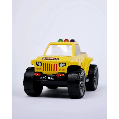 UA Toys Indo Formula Jeep Friction Powered - Yellow & Black