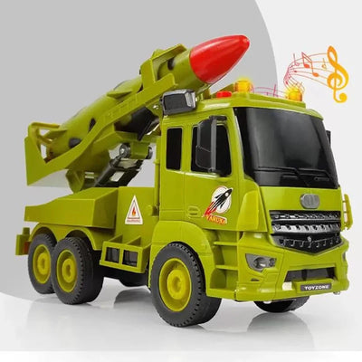 Friction Powered Varuna Missile Launcher Vehicle with Music and Lights