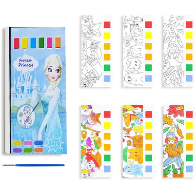 DIY Watercolor Painting Books for Kids (Combo of 3) (Assorted Designs)