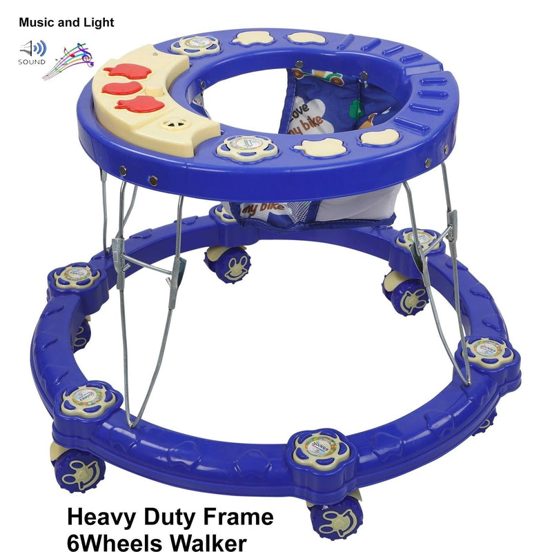 Frooti Musical Activity Circular Walker (Blue)