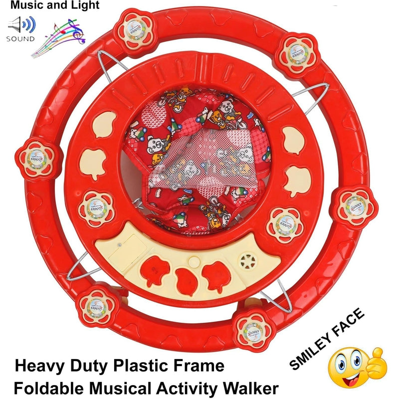 Frooti Musical Activity Circular Walker (Red)