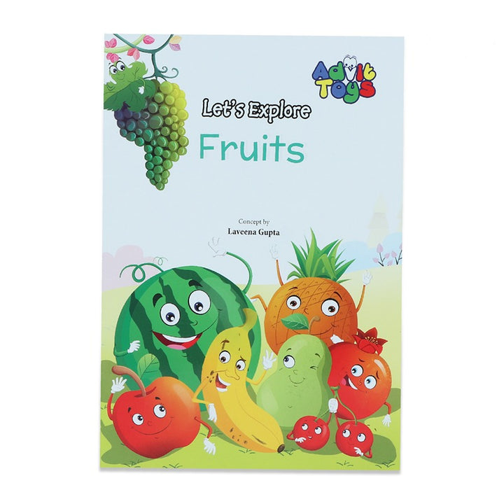 Fruits Jigsaw Puzzles for Kids  - (24 Piece + Educational Fun Fact Book Inside)