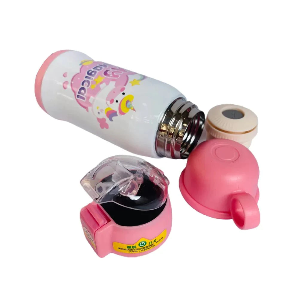 Fun Toy Temperature Control Insulated Vacuum Steel bottle (Light Pink)