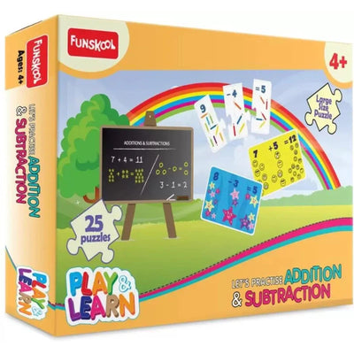Original Funskool Play n Learn Addition & Subtraction Puzzle