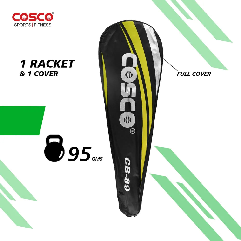 Cosco CB-89 Badminton Racket (9 Years till Grown Ups) - Green