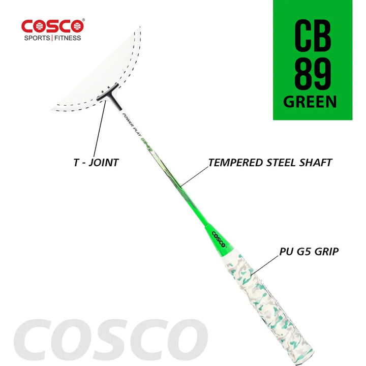 Cosco CB-89 Badminton Racket (9 Years till Grown Ups) - Green