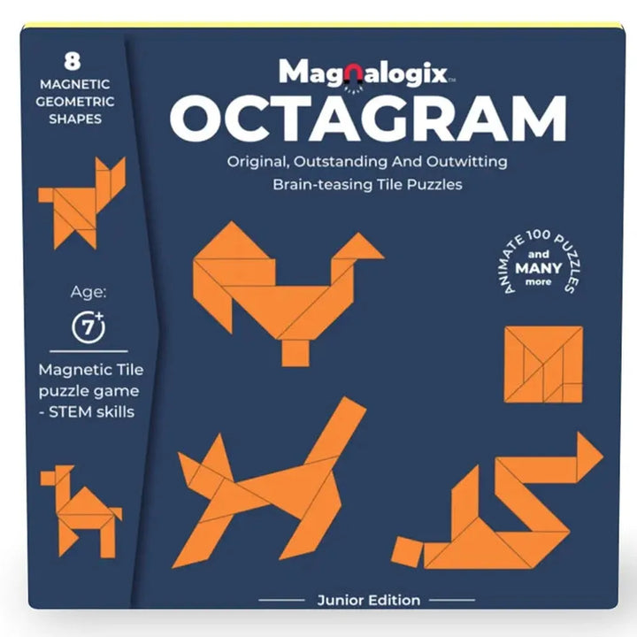Toykraft Octagram Magnetic Puzzle Game – Critical Thinking & Creativity