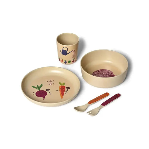 Mi Arcus Pack of 5 Bamboo Dinner Set