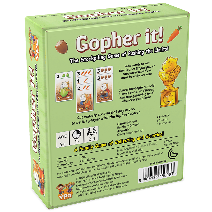 Gopher It (Multiplayer Cards Fun Game)