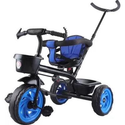 Tricycle with Dual Storage Basket, Safety Guardrail and Parental Control Push Handle (Model 549) | 2 to 5 Years