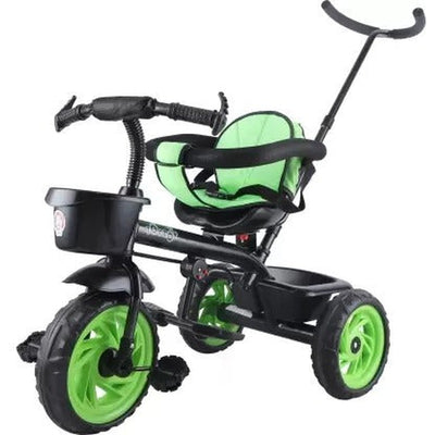 Tricycle with Dual Storage Basket, Safety Guardrail and Parental Control Push Handle (Model 549) | 2 to 5 Years