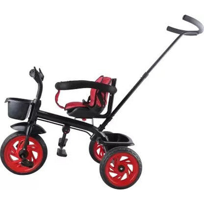 Tricycle with Dual Storage Basket, Safety Guardrail and Parental Control Push Handle (Model 549) | 2 to 5 Years