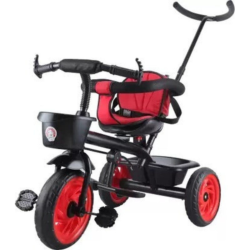 Tricycle with Dual Storage Basket, Safety Guardrail and Parental Control Push Handle (Model 549) | 2 to 5 Years