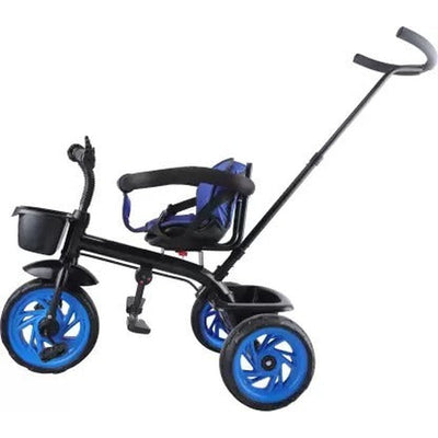 Tricycle with Dual Storage Basket, Safety Guardrail and Parental Control Push Handle (Model 549) | 2 to 5 Years