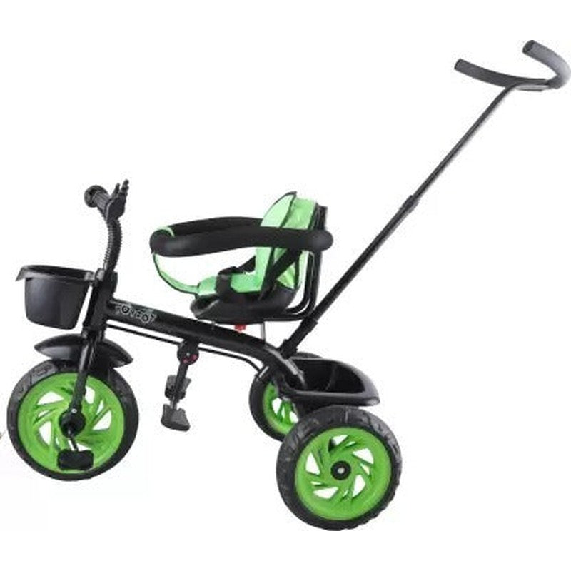 Tricycle with Dual Storage Basket, Safety Guardrail and Parental Control Push Handle (Model 549) | 2 to 5 Years